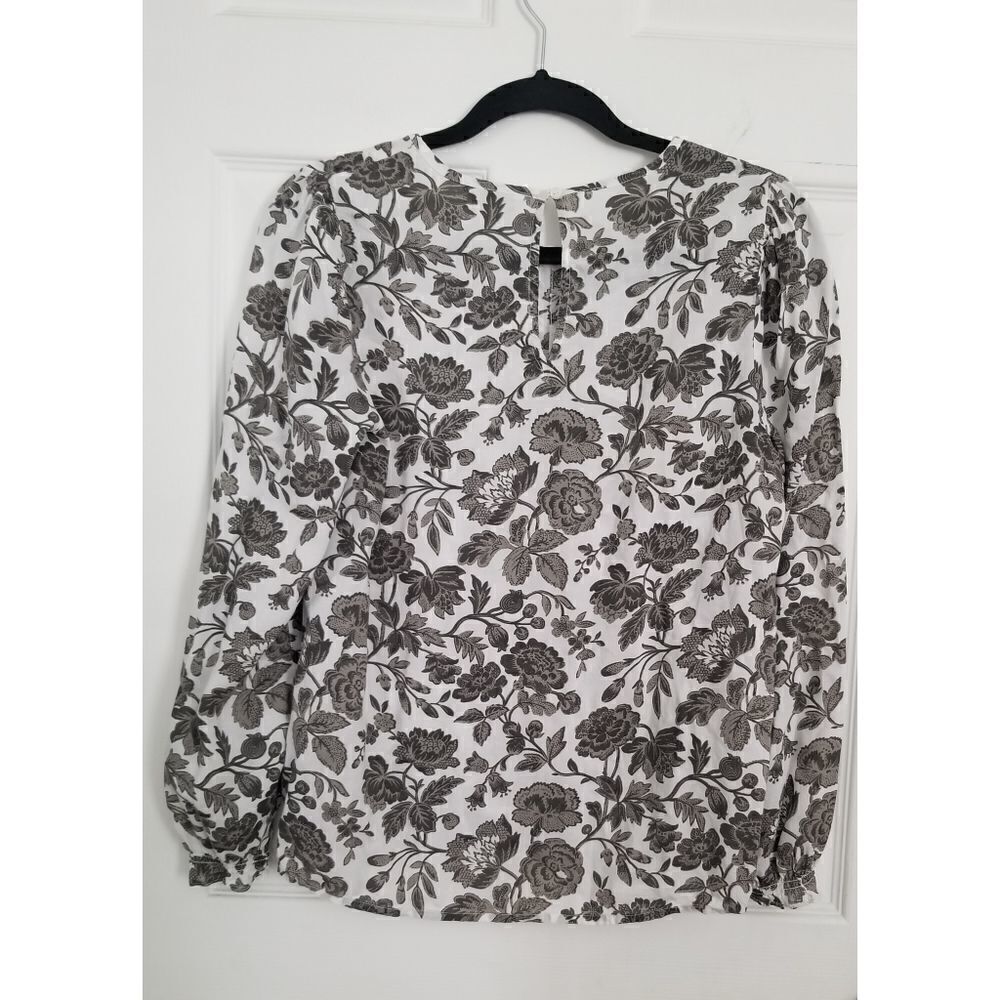 LUCKY Brand lea pintuck blouse top - Picture 9 of 11